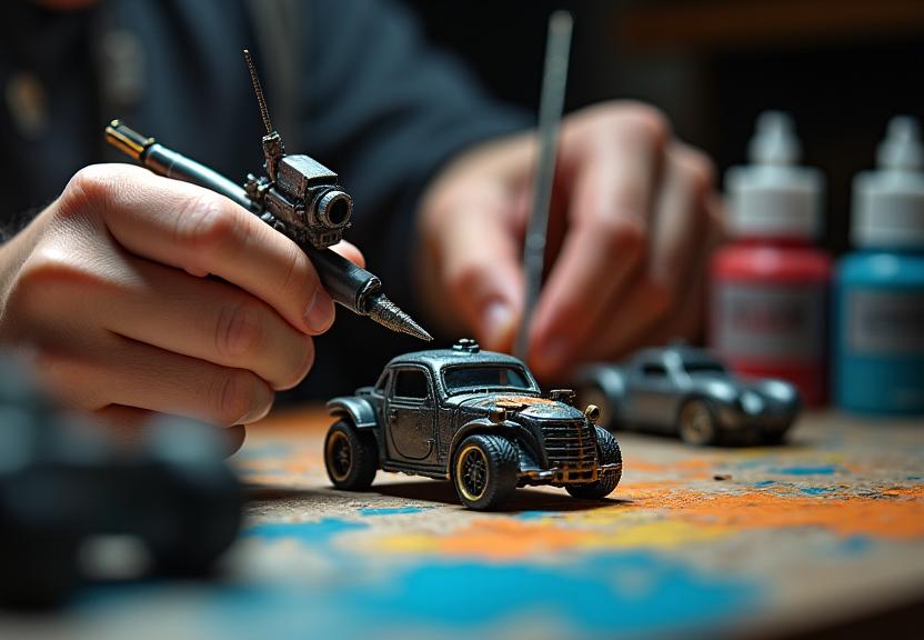 Fine Detail Painting mit Airbrush