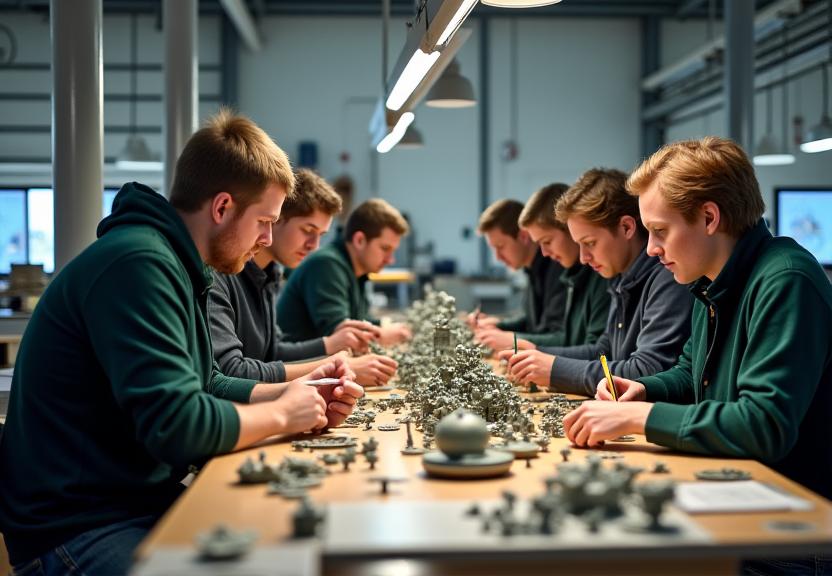 EdelSchmiede Team in der Grazer Manufaktur